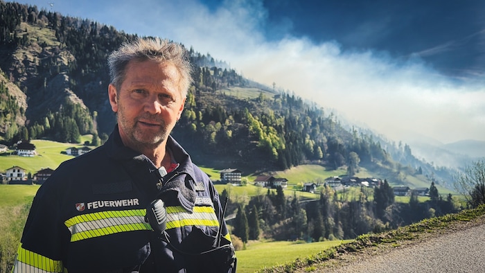 Gemeindefeuerwehr-Kommandant Martin Guggenberger