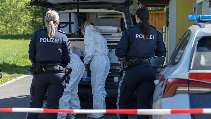 Am Samstagvormittag wurden am Tatort Spuren gesichert.