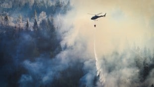 1,141 Millionen Liter Löschwasser wurden im Lesachtal per Heli eingeflogen.