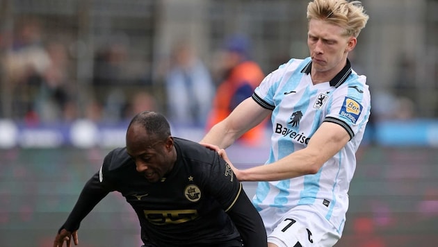 Raphael Schifferl (re.) bekommt bei 1860 München keinen neuen Vertrag.