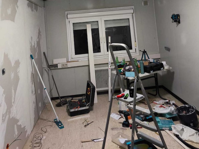 Derzeit wird der Innenbereich eingerichtet.