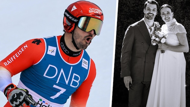 Der Schweizer Ski-Star Loïc Meillard ist unter der Haube.