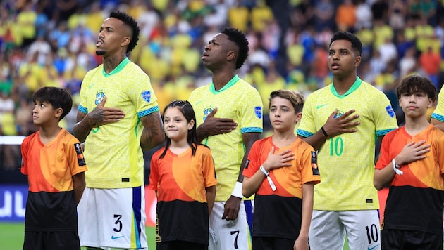 Neben Rodrygo (r.) wird wohl auch Eder Militao (l.) die WM verpassen.