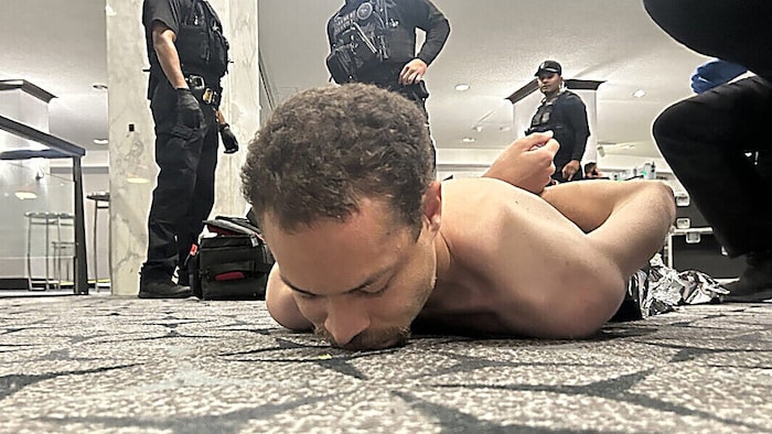 Trump postete auf seiner Plattform Truth Social die Festnahme des Schützen.