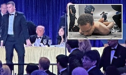 Plötzlich fielen Schüsse und US-Präsident Donald Trump, seine Ehefrau Melania und weitere ...