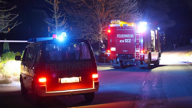 Die Feuerwehr kam nur noch zur Brandnachschau vorbei