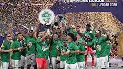 Die Spieler von Al-Ahli jubelten über den Triumph in der Champions League