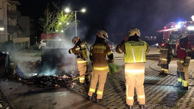 Die Pyromanen hielten die Feuerwehr auf Trab