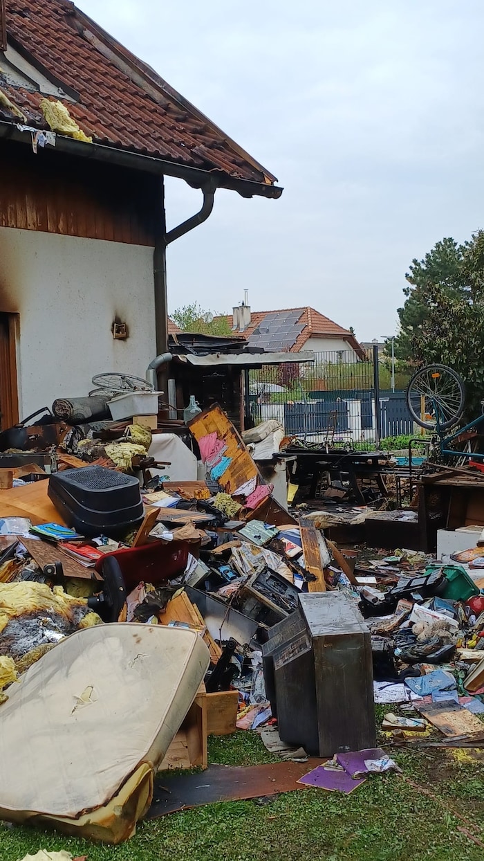 Hab und Gut wurde durch die Flammen zerstört.