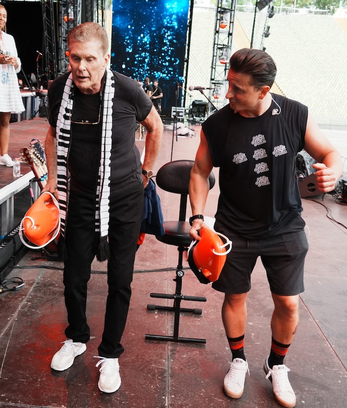 2024 in München: Für seinen Spezl, den österreichischen Musiker Andreas Gabalier, trat ...