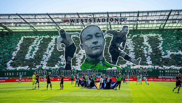 Die Rapid-Fans gedachten erst kürzlich ihrem Josef „Pepi“ Uridil.