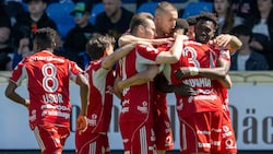 LASK jubelte über den 5:1-Erfolg gegen den TSV Hartberg.