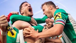 Ercan Kara ließ Rapid spät, aber dafür intensiv jubeln.