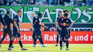 Die Enttäuschung war den Spielern von Red Bull Salzburg ins Gesicht geschrieben. 