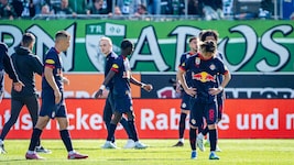 Die Enttäuschung war den Spielern von Red Bull Salzburg ins Gesicht geschrieben. 