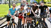 Diese Familie reiste aus Viktring an und legte in Velden eine Pause ein. „Wir brauchten bis ...