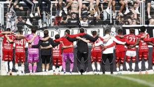 Der LASK jubelte am Sonntag in Hartberg nicht nur über einen souveränen Sieg, sondern auch über ...