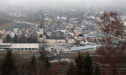 Blick auf das Zentrum von Bischofshofen.