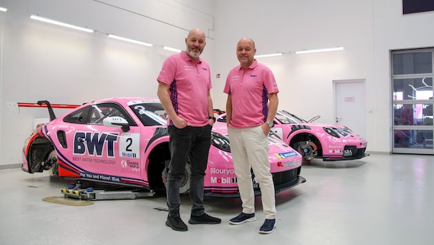 Starkes Team: Robert (re.) und Walter Lechner.