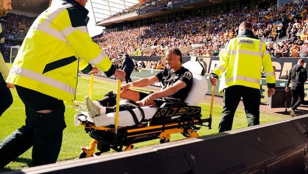 Xavi Simons verletzte sich im Spiel gegen die Wolverhampton Wanderers.