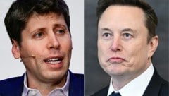Der Prozess von Elon Musk (rechts) gegen Sam Altmans OpenAI könnte die Zukunft der KI-Branche ...