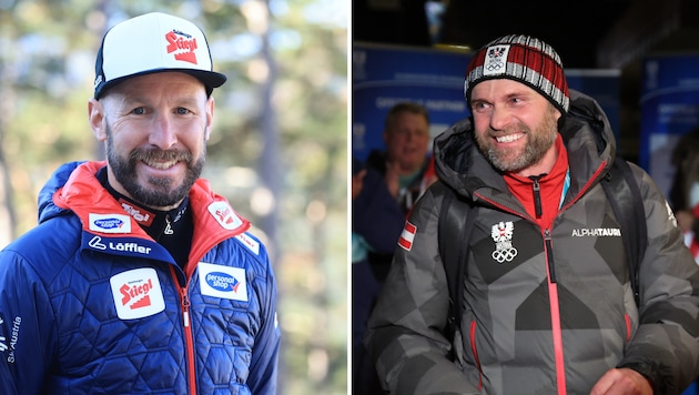 Die Vertragssituation rund um Christoph Bieler (links) und Andreas Widhölzl ist geklärt.