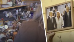 So sieht es in Kneissls Häuschen in Russland aus. Dort hängt auch das alte Foto rechts, das die ...