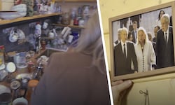 So sieht es in Kneissls Häuschen in Russland aus. Dort hängt auch das alte Foto rechts, das die ...