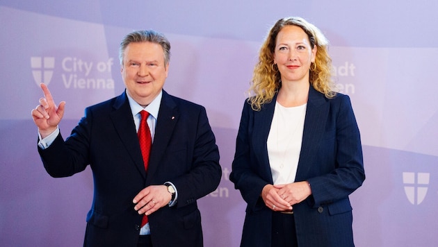 Blick in die Zukunft? Michael Ludeig (SPÖ) und Judith Pühringer (Grüne)