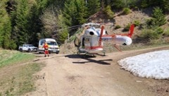 Der Hubschrauber Martin 1 war beim Einsatz vor Ort.