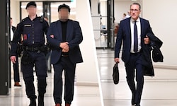 Danny K. und Heinz-Christian Strache – ehemalige Geschäftspartner – treffen sich im Wiener Landl ...