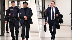 Danny K. und Heinz-Christian Strache – ehemalige Geschäftspartner – treffen sich im Wiener Landl ...