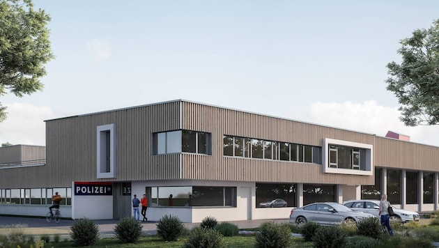 NEOS-Gemeinderat Markus Krainz übt am neuen FPÖ-Büro im Gemeindezentrum Kritik.