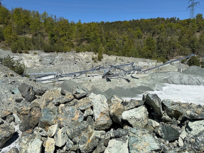 Im Steinbruch Pilgersdorf steht derzeit alles still.