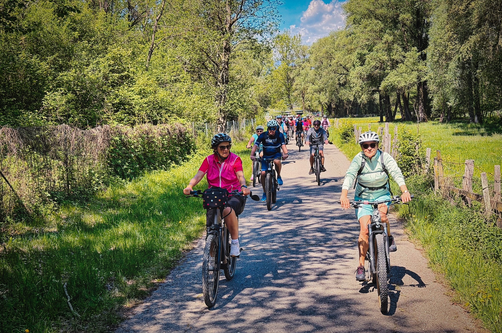 Viele begeisterte „Velovistas“.