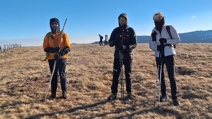 Hans Goger mit den burgenländischen Weggefährten Astrid Pfeifenberger und Gerhard Pichler beim ...