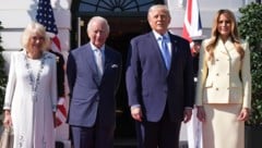 König Charles III. und Königin Camilla zu Besuch bei Donald und Melania Trump