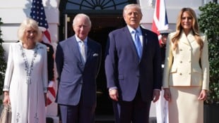 König Charles III. und Königin Camilla zu Besuch bei Donald und Melania Trump