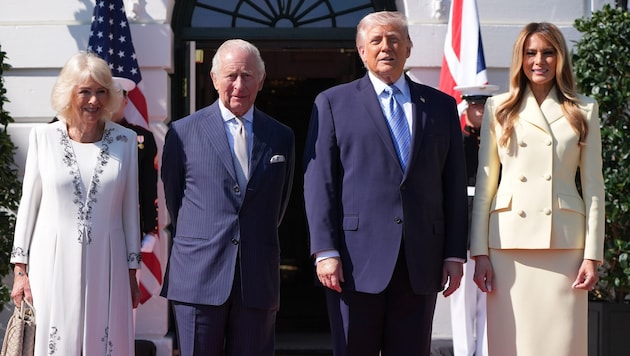 König Charles III. und Königin Camilla zu Besuch bei Donald und Melania Trump