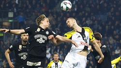 Wer springt zum Teller? LASK mit Kalajdzic (r.) oder Sturm um Koller?