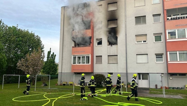 Der Einsatz in Steyr läuft noch.
