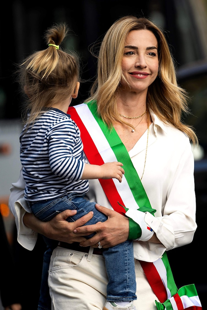 Silvia Salis mit ihrem Sohn Eugenio