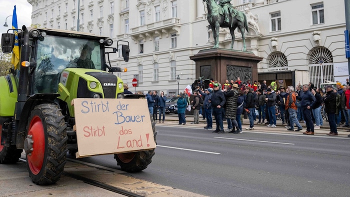 The farmers’ protests in Vienna could continue in the future.