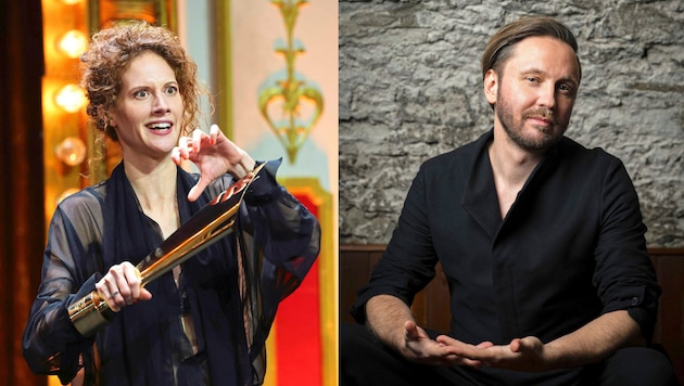 Im Innergebirg aufgewachsen: Nestroy-Preisträgerin 2025 Julia Riedler (links) und Opernsänger ...