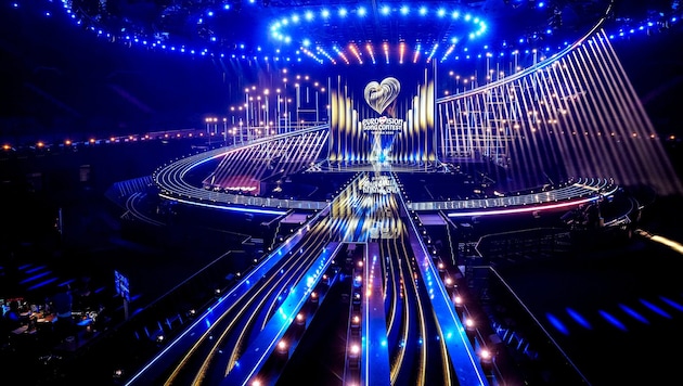 28 Live-Kameras und 8500 einzeln steuerbare LEDs kommen bei der ESC-Show in Wien zum Einsatz.