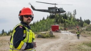 Die Hubschrauber-Tankstation am Mühlbachkogel ist seit Samstagnachmittag in Betrieb.