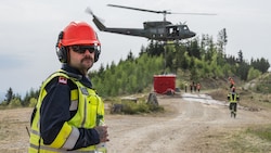 Die Hubschrauber-Tankstation am Mühlbachkogel ist seit Samstagnachmittag in Betrieb.