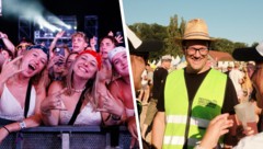 Florian Baumgartner kümmert sich als Festivalseelsorger um die großen und kleinen Sorgen der ...
