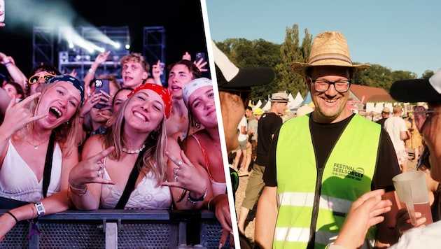 Florian Baumgartner kümmert sich als Festivalseelsorger um die großen und kleinen Sorgen der ...