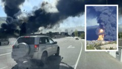 Bewohner wurden evakuiert und vorübergehend in einer Schule untergebracht.